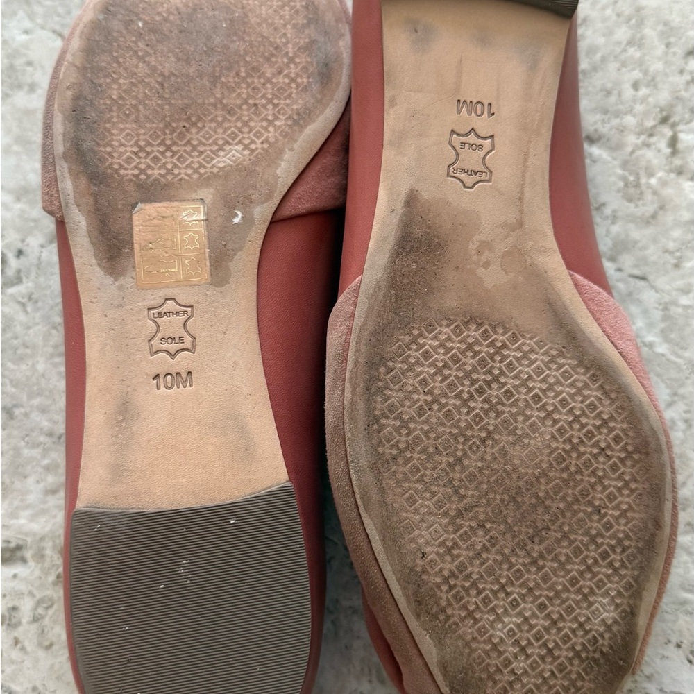 Tory Burch Pink Bow Flats - Picture 7 of 9
